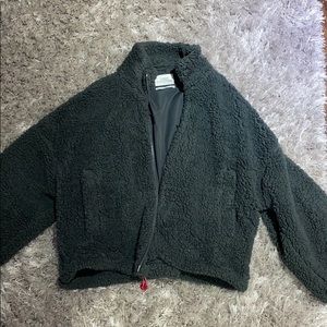 Urban Outfitters Bluish Gray Sherpa Jacket